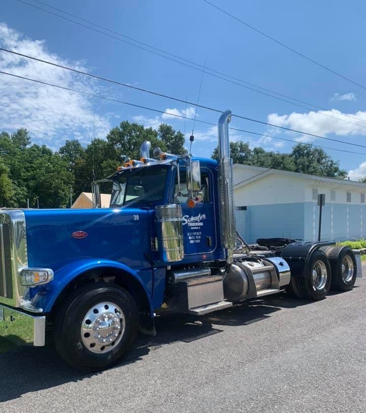 Schaefer Trucking deploys a fleet of trucks