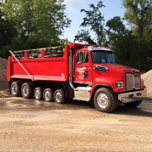 red schaefer truck